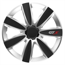 WHEEL COVERS Gtx carbon  black&silver 15 cbx