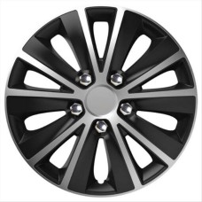 WHEEL COVERS Rapide NC silver&black 15 cbx