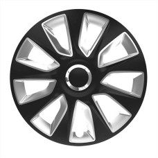 WHEEL COVERS Stratos RC black&silver 15 cbx