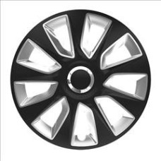 WHEEL COVERS Stratos RC black&silver 15  cbx