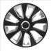 WHEEL COVERS Stratos RC black&silver 15  cbx