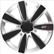 WHEEL COVERS Gtx carbon black&silver 15  cbx