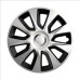 WHEEL COVERS Stratos silver&black 15  cbx