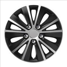 WHEEL COVERS Rapide NC silver&black 15  cbx