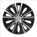 WHEEL COVERS Rapide NC silver&black 15  cbx