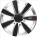 WHEEL COVERS Gtx carbon black&silver 14 cbx