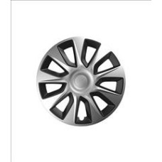 WHEEL COVERS Stratos silver&black 13 cbx