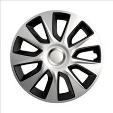 WHEEL COVERS Stratos silver&black 13 cbx