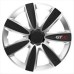 WHEEL COVERS GTX carbon black&silver 13 cbx