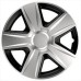 Wheel covers ESPRIT silver & black 15  cbx
