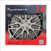 WHEEL COVERS Dakar silver black 14  cbx
